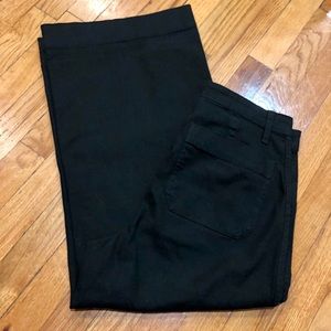 Madewell Women’s Emmett Wide-Leg Crop Pants
